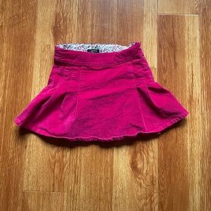 Pink mini skirt